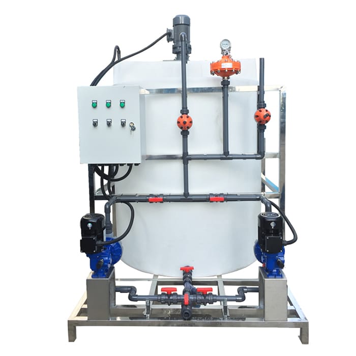 Swimming pool chemical dosing system