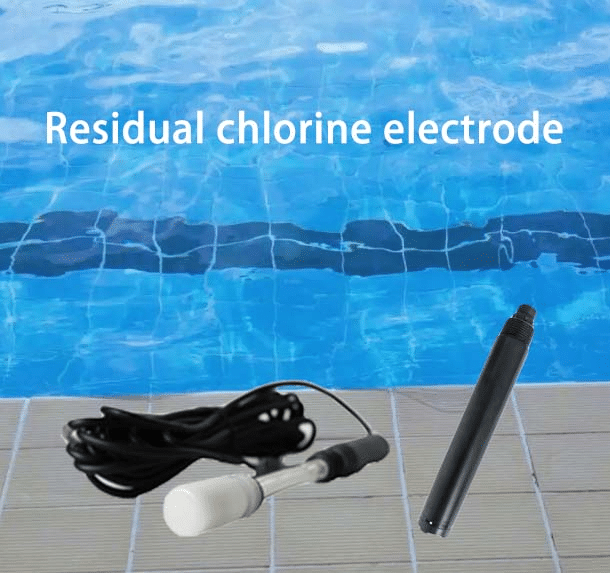 Some residual chlorine electrodes for swimming pools