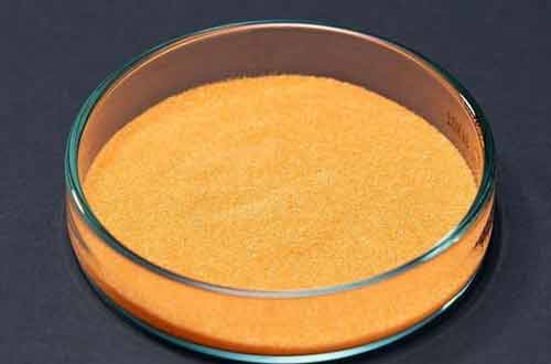 Ion exchange resin for water treatment to reduce ph value