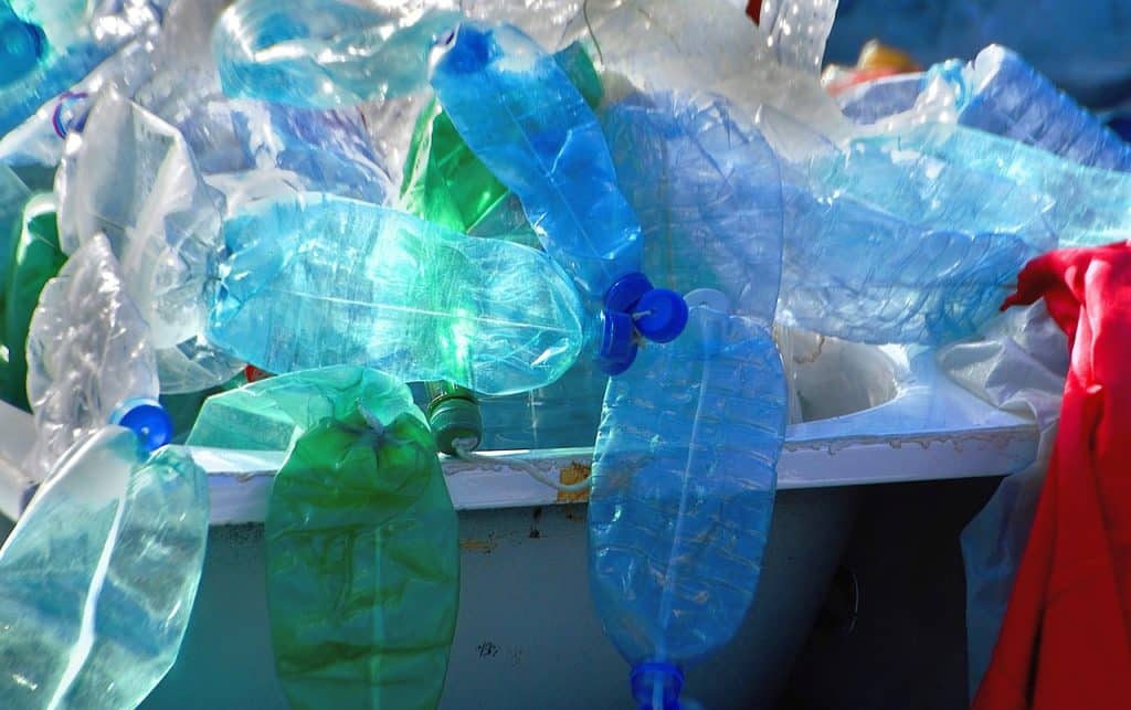 Municipal plastic waste from surface water pollution